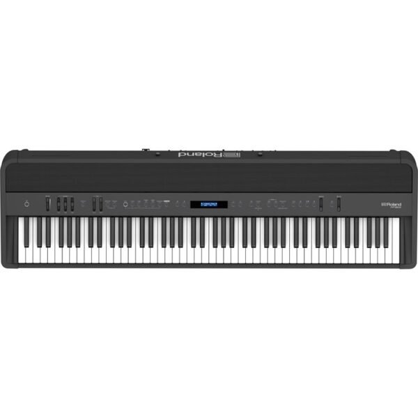 Roland FP-90X digital piano UAE in premium black finish with full-size keyboard and built-in speaker system.