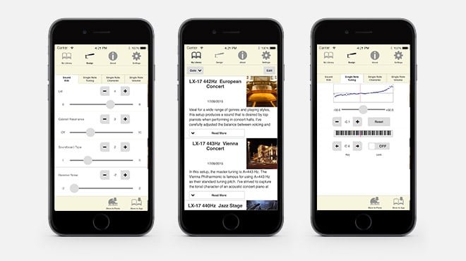 Piano Designer iOS/Android App