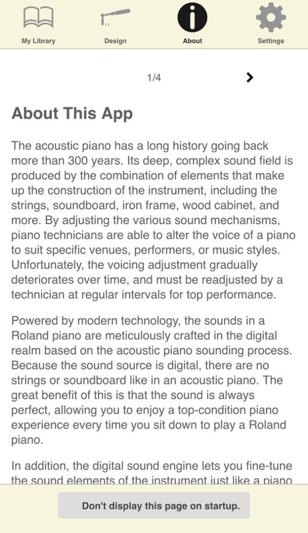 Piano Designer iOS/Android App