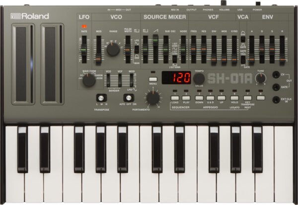 SH-01A Synthesizer Four Times the Sounds in A Fraction of the Size