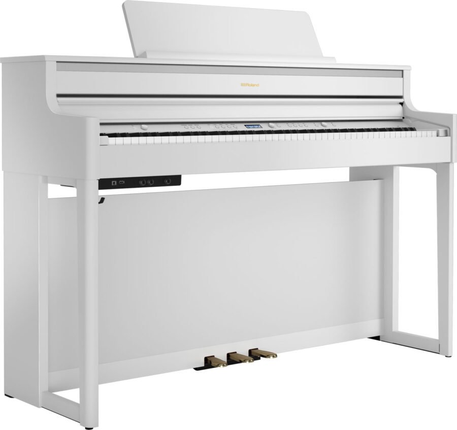 Roland HP704 White Digital Piano UAE – Elegant Look, Powerful Sound