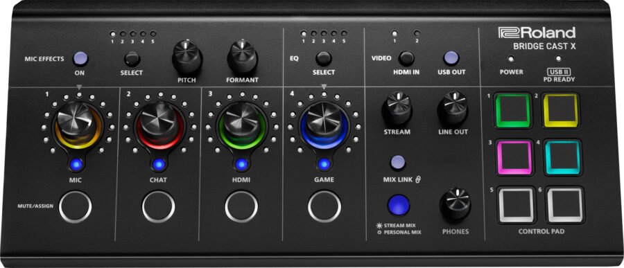 BRIDGE CAST X Dual Bus Streaming Mixer and Video Capture